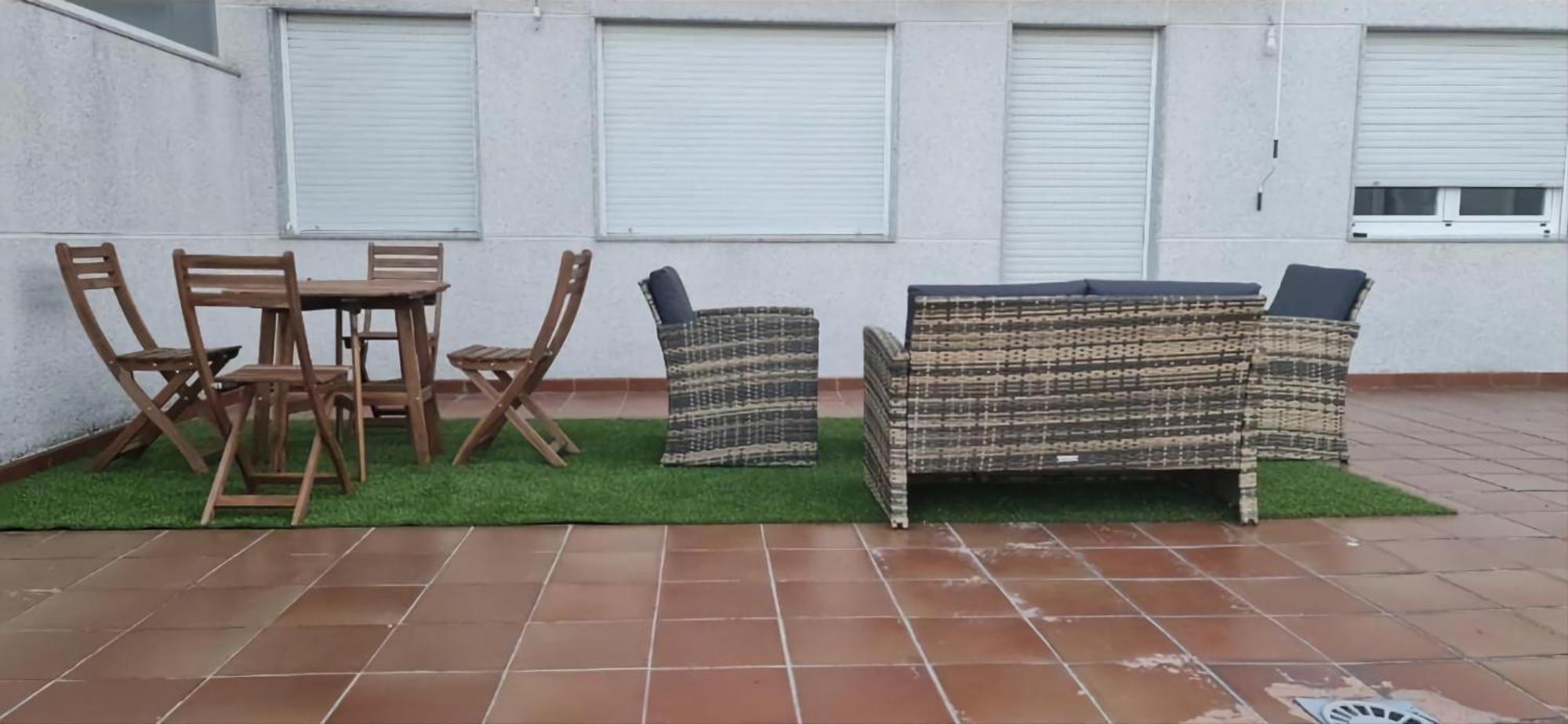 Estudio Centrico Con Terraza Xinzo de Limia Exterior foto